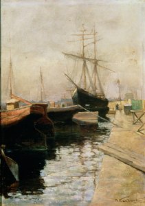 De haven van Odessa, 1900